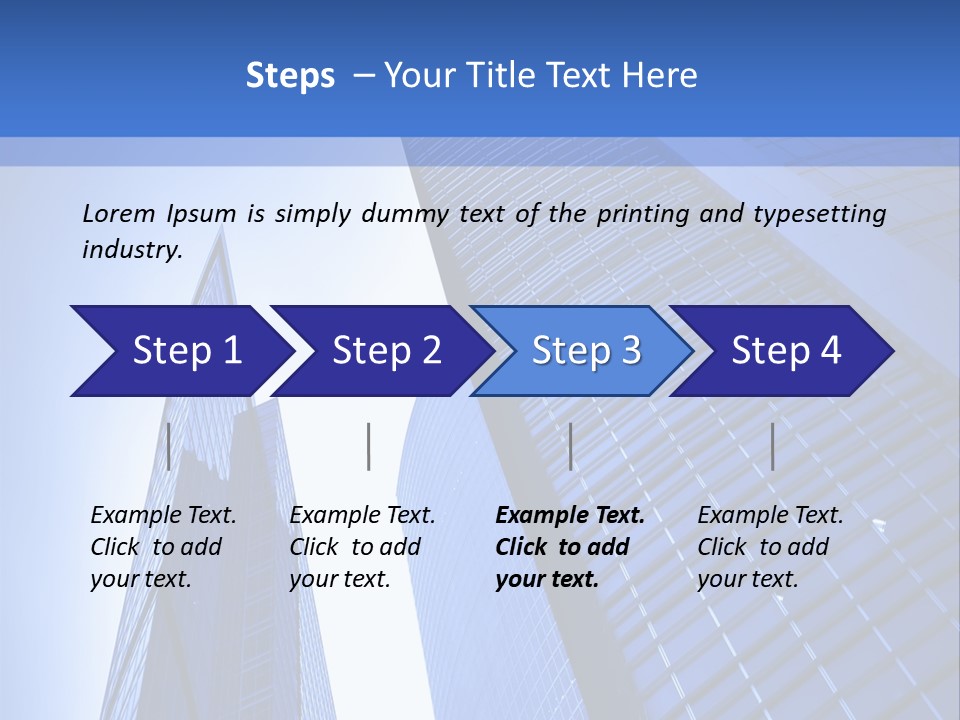 Steel Roofs Design PowerPoint Template