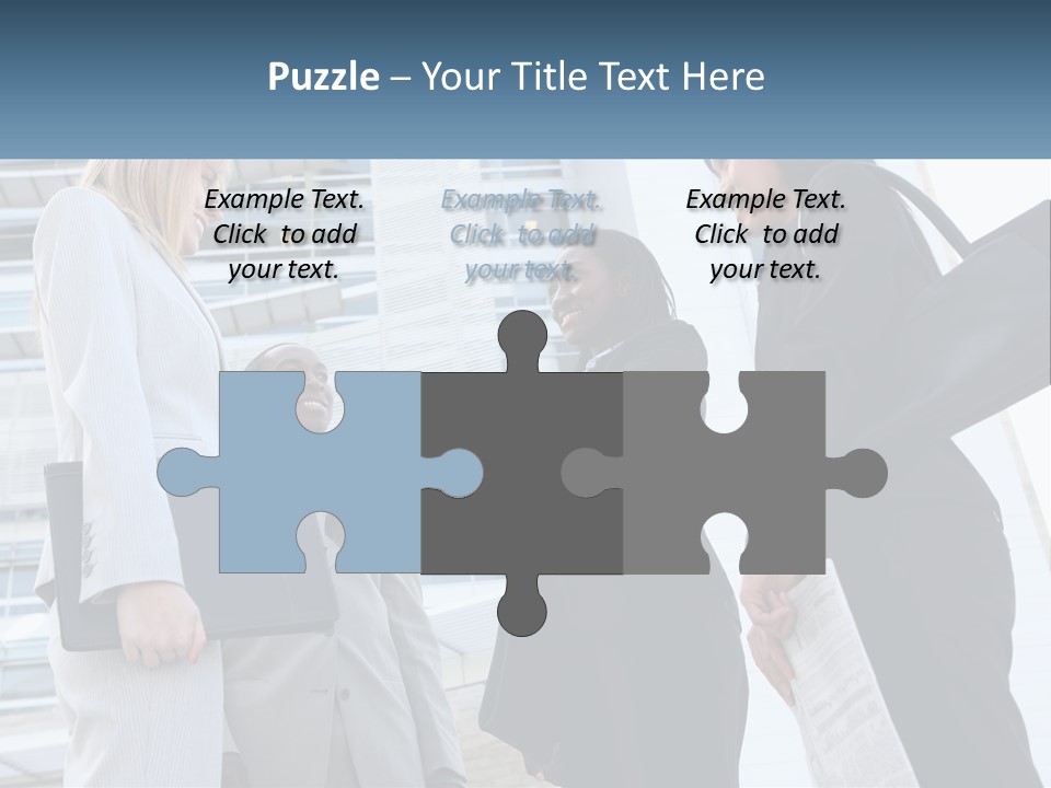 Office Caucasian Leadership PowerPoint Template