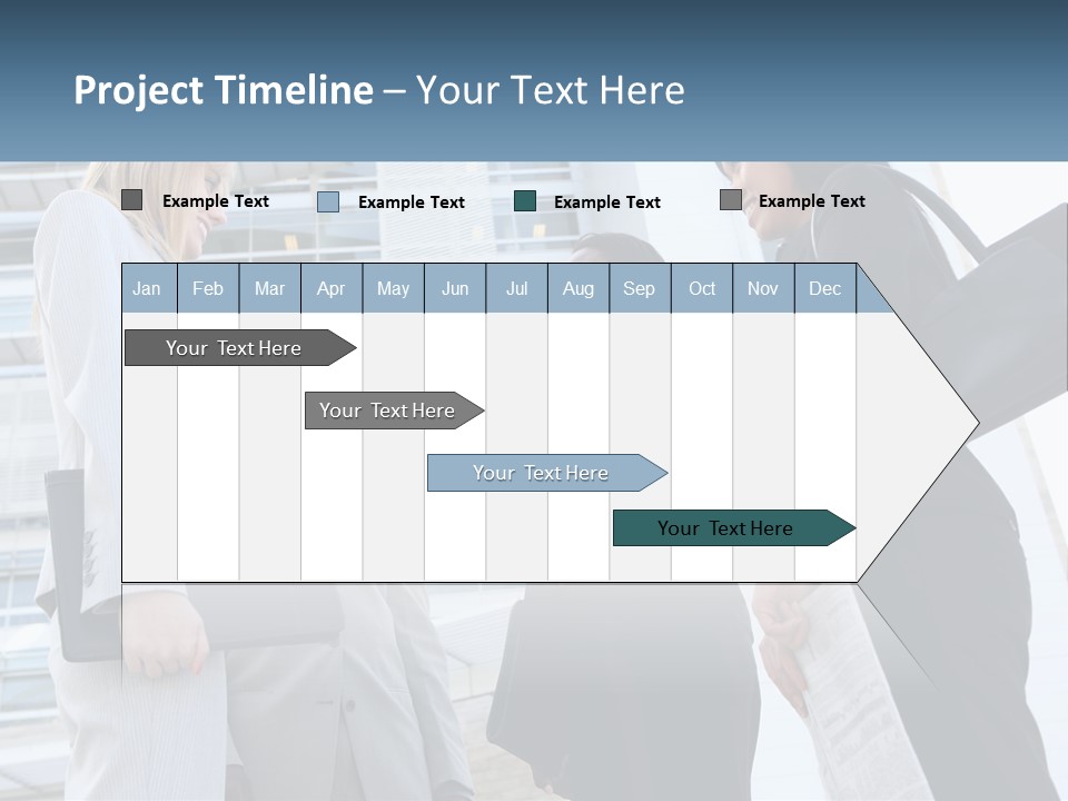 Office Caucasian Leadership PowerPoint Template