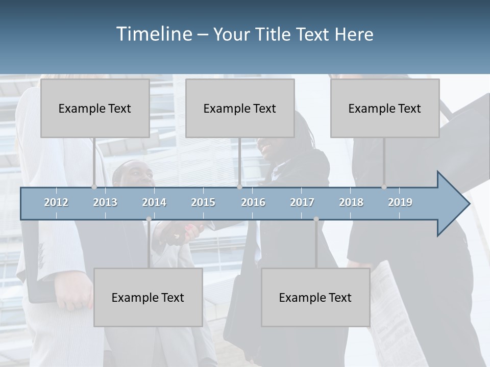 Office Caucasian Leadership PowerPoint Template