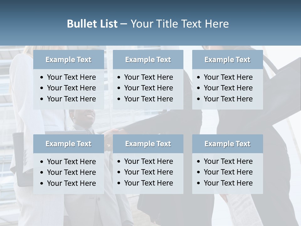 Office Caucasian Leadership PowerPoint Template