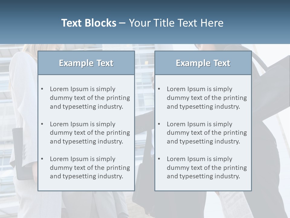 Office Caucasian Leadership PowerPoint Template