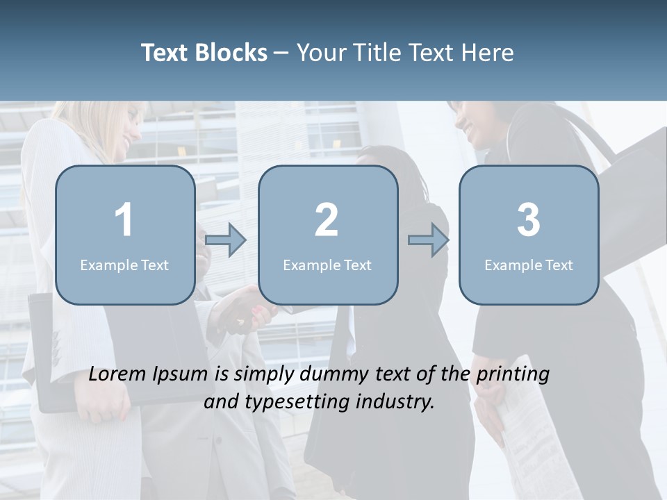 Office Caucasian Leadership PowerPoint Template