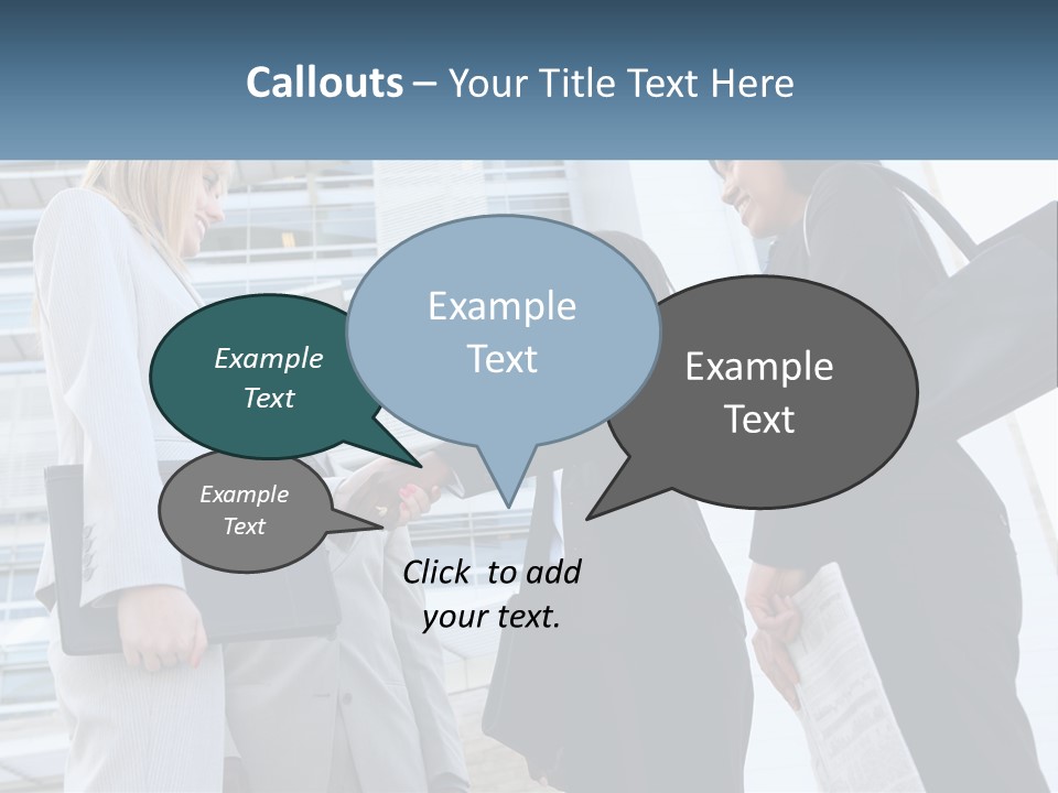 Office Caucasian Leadership PowerPoint Template