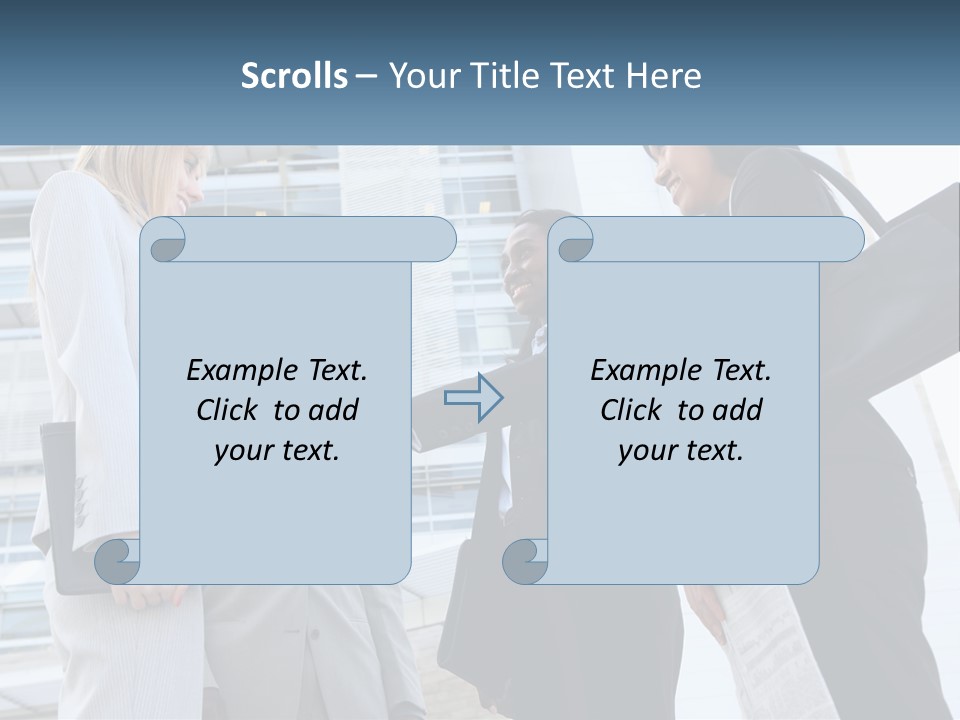 Office Caucasian Leadership PowerPoint Template