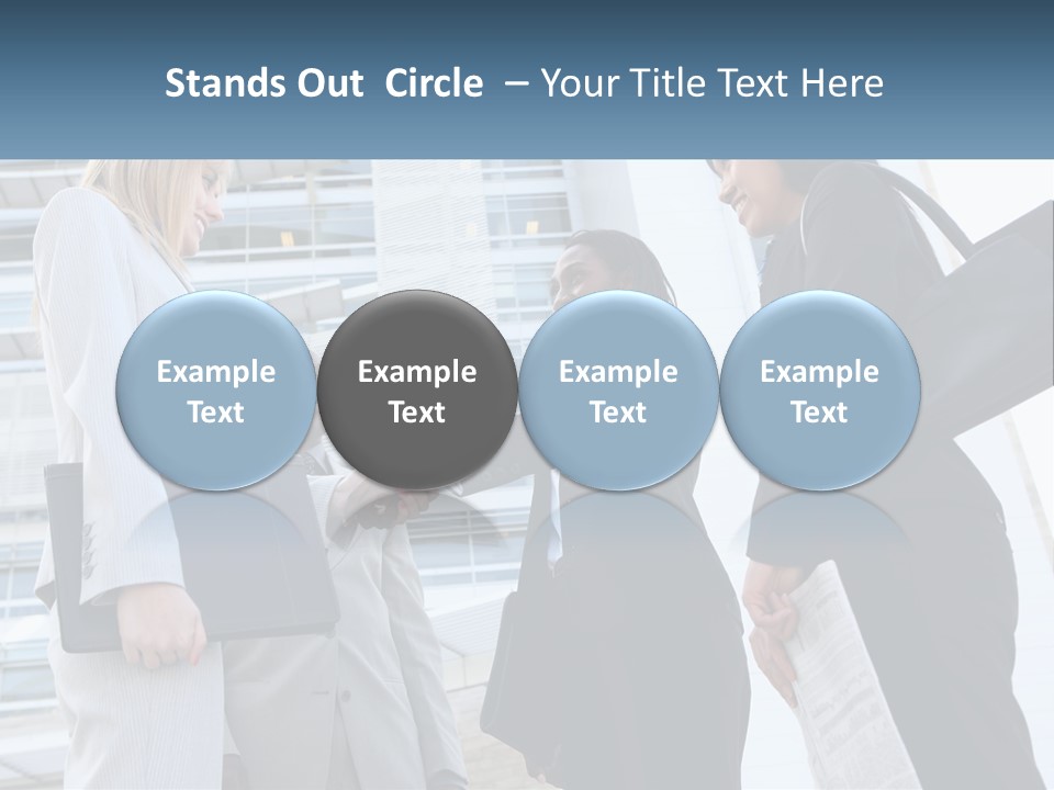 Office Caucasian Leadership PowerPoint Template