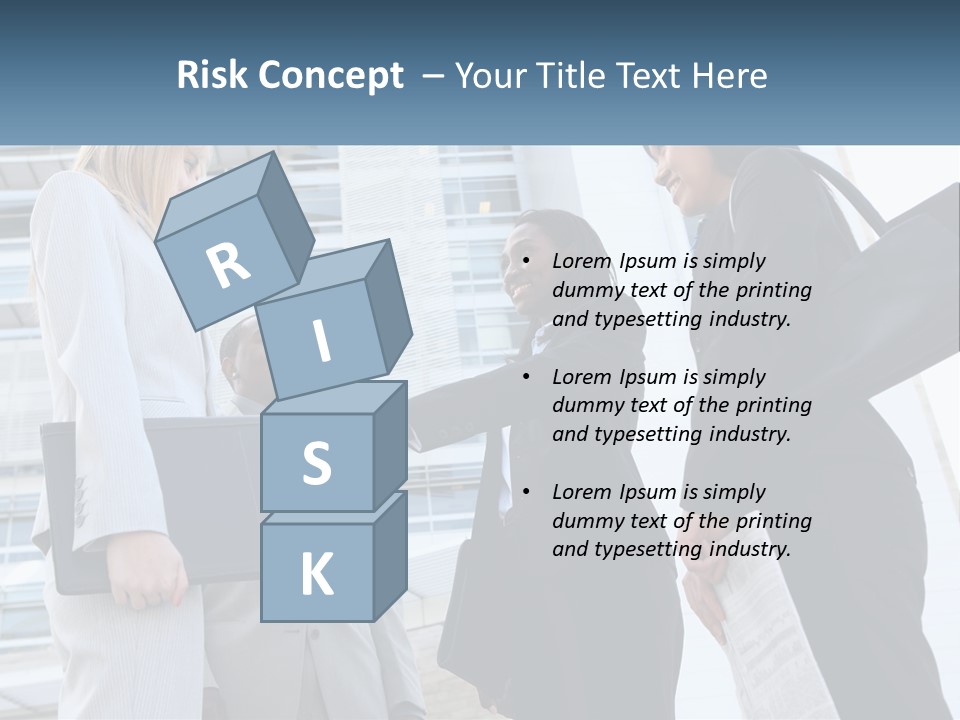 Office Caucasian Leadership PowerPoint Template