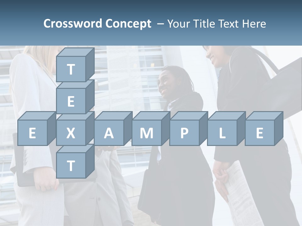 Office Caucasian Leadership PowerPoint Template