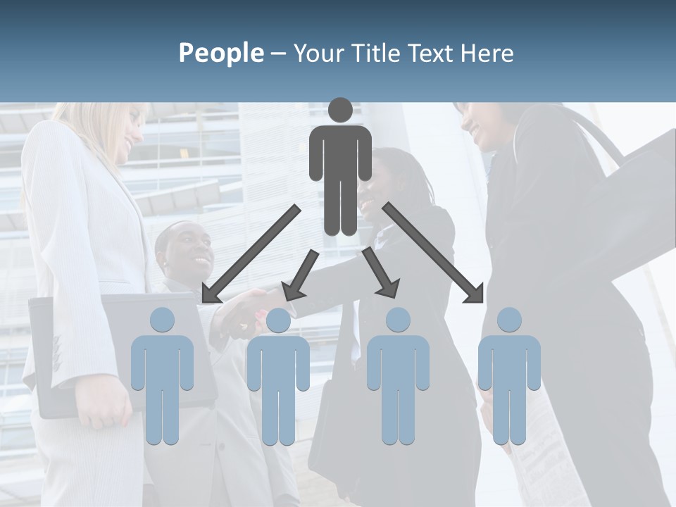 Office Caucasian Leadership PowerPoint Template