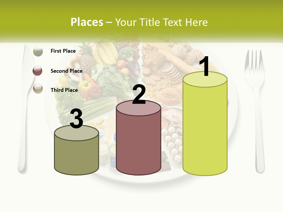 Background Knife Diet PowerPoint Template