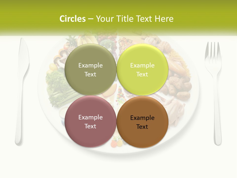 Background Knife Diet PowerPoint Template