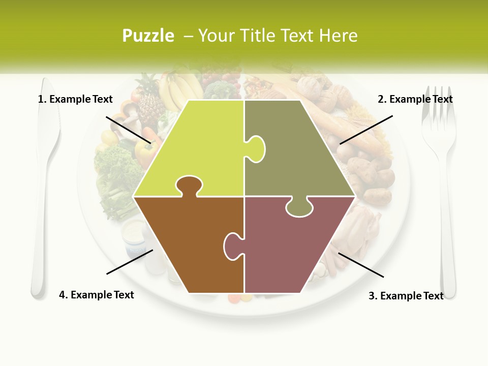 Background Knife Diet PowerPoint Template