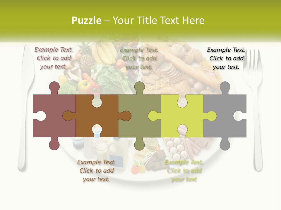 Background Knife Diet PowerPoint Template