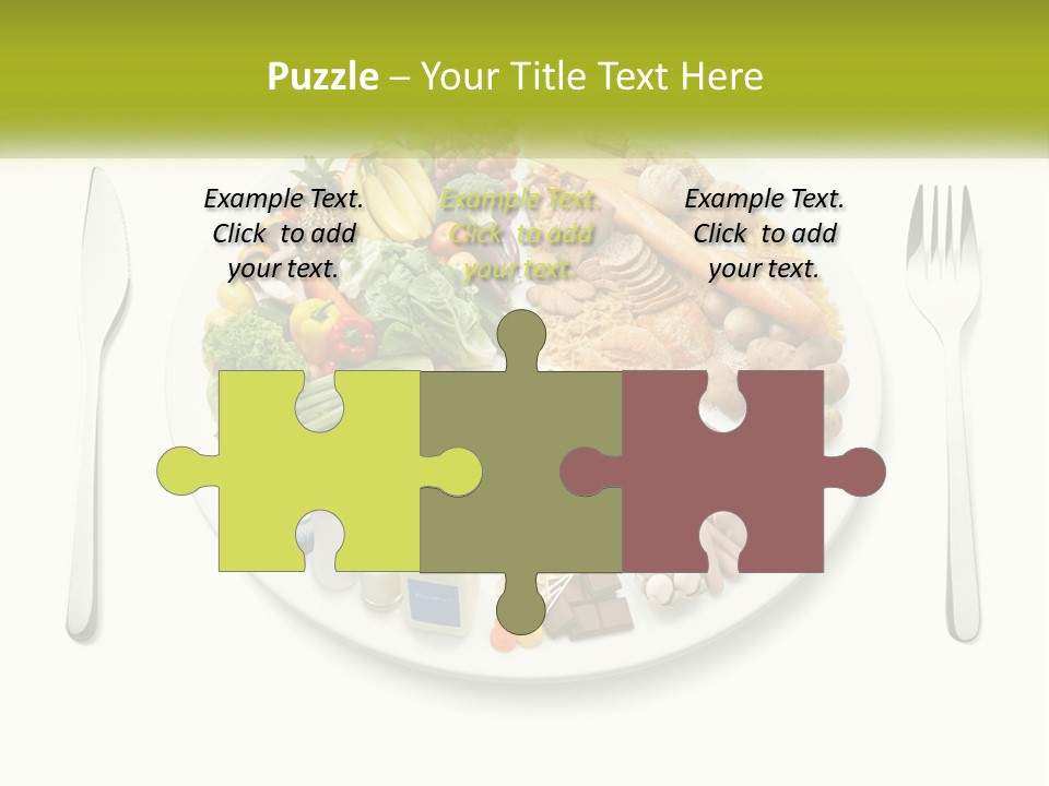 Background Knife Diet PowerPoint Template