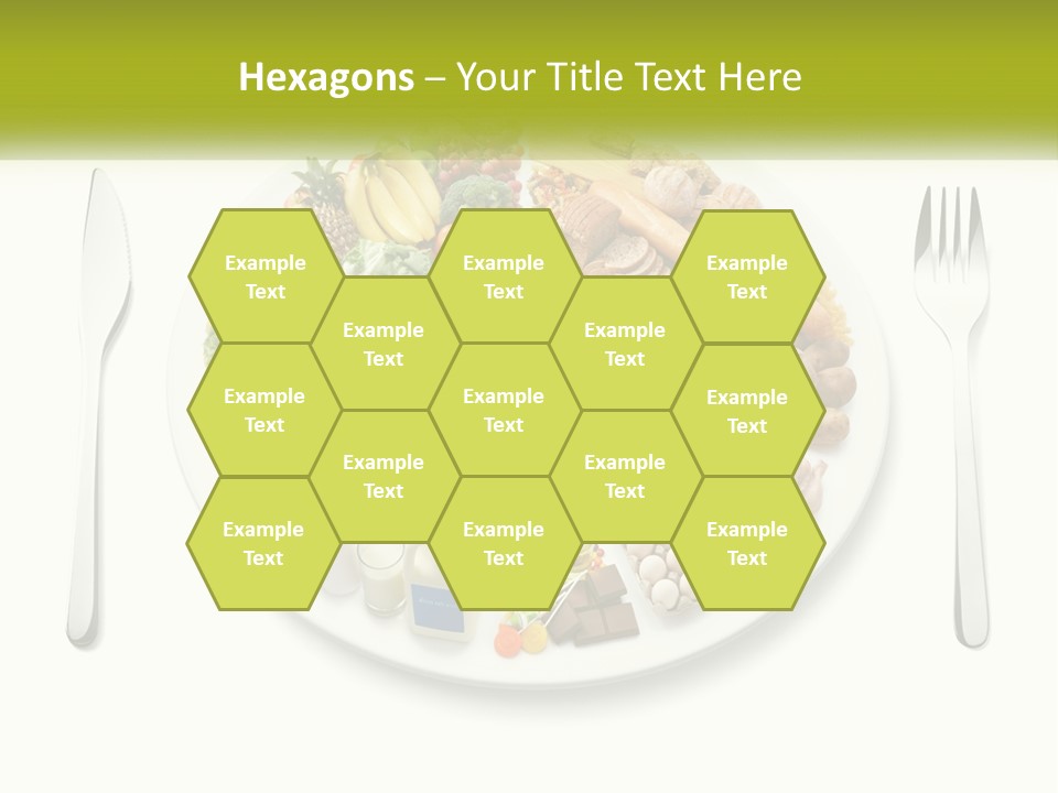 Background Knife Diet PowerPoint Template