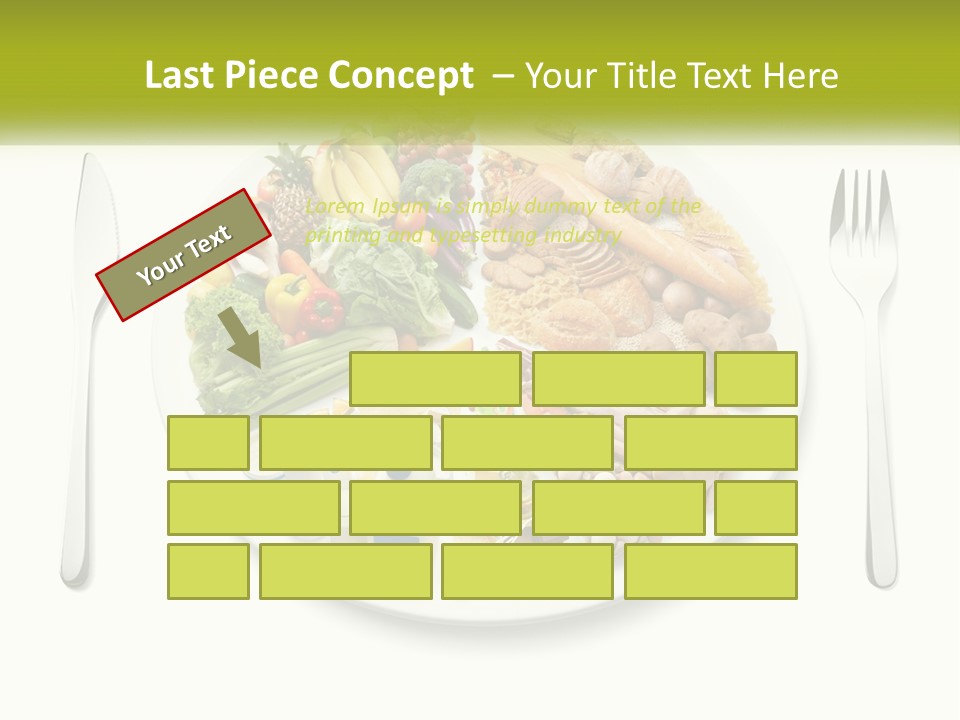 Background Knife Diet PowerPoint Template
