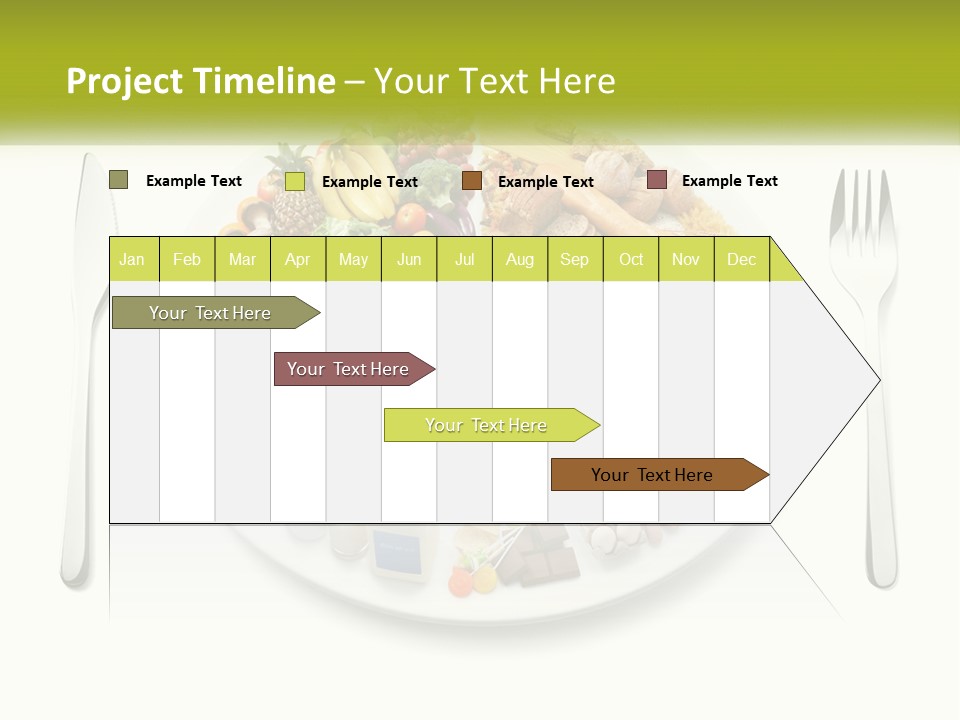 Background Knife Diet PowerPoint Template
