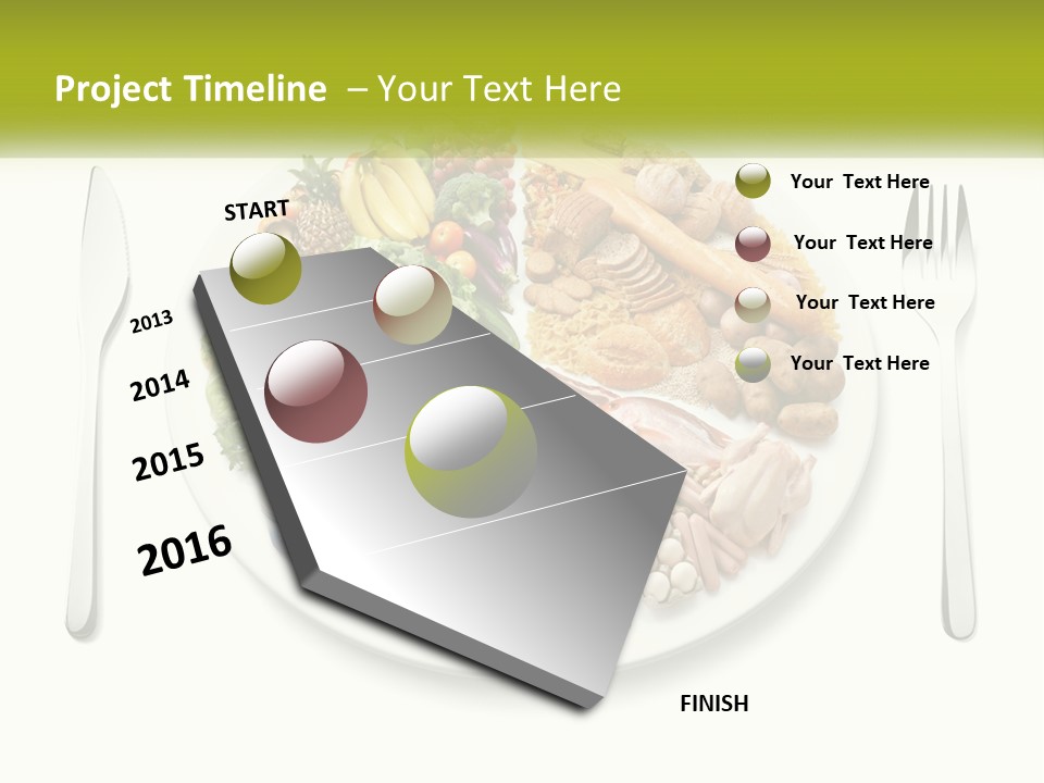 Background Knife Diet PowerPoint Template