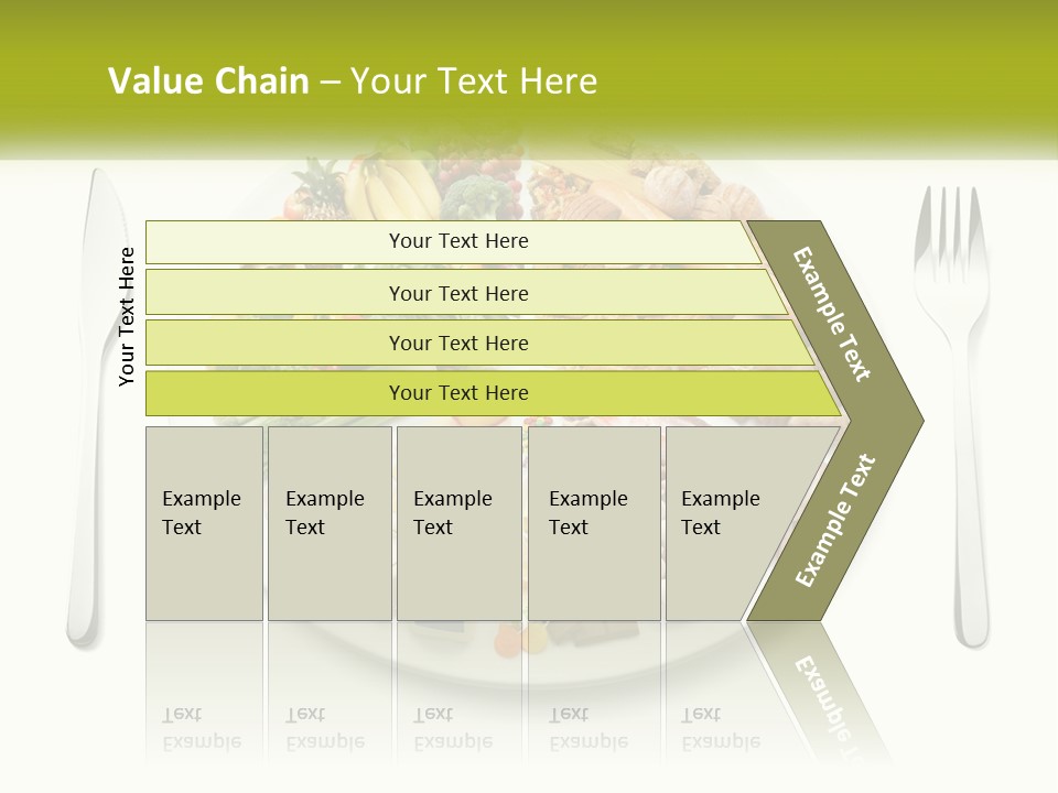 Background Knife Diet PowerPoint Template