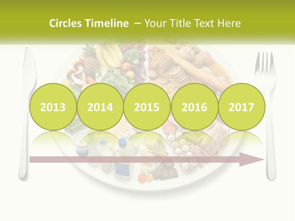 Background Knife Diet PowerPoint Template