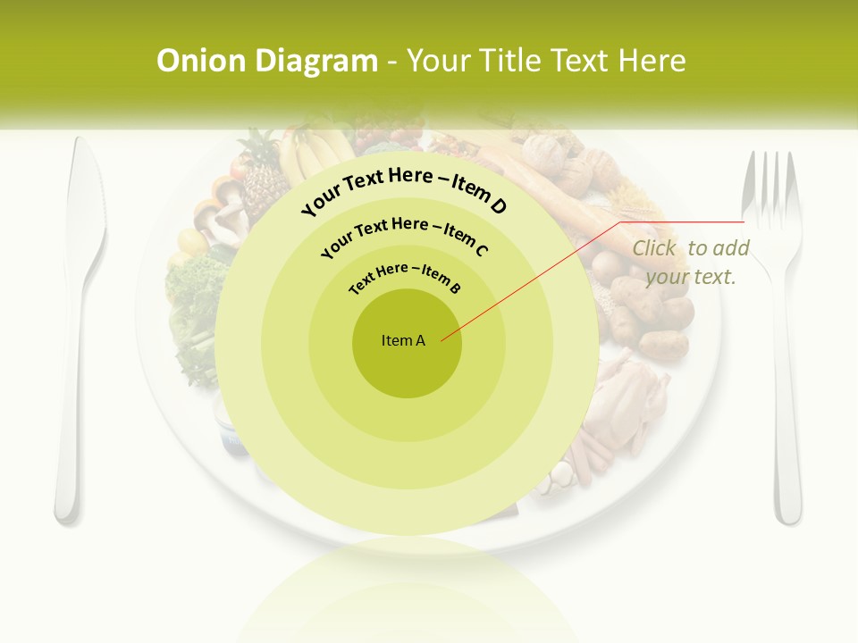 Background Knife Diet PowerPoint Template