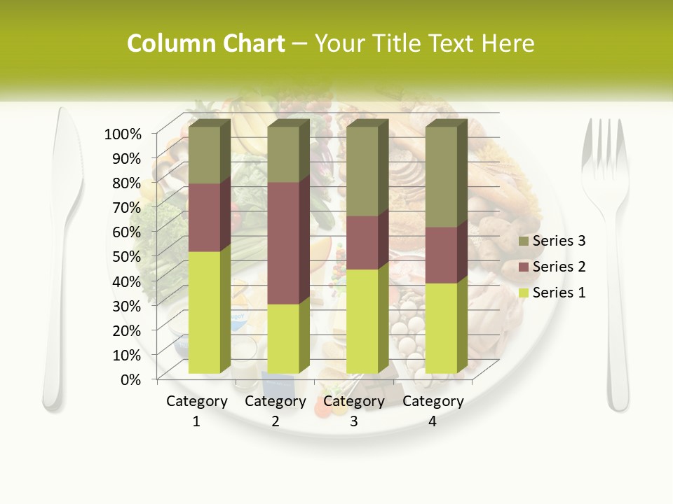 Background Knife Diet PowerPoint Template