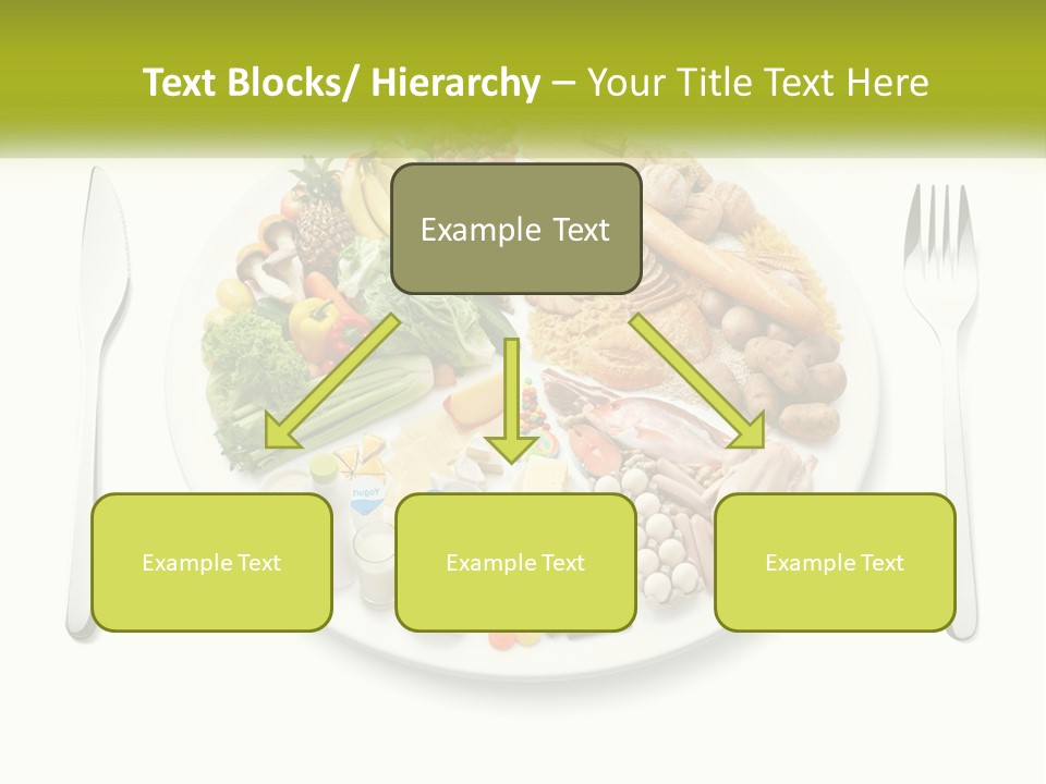 Background Knife Diet PowerPoint Template