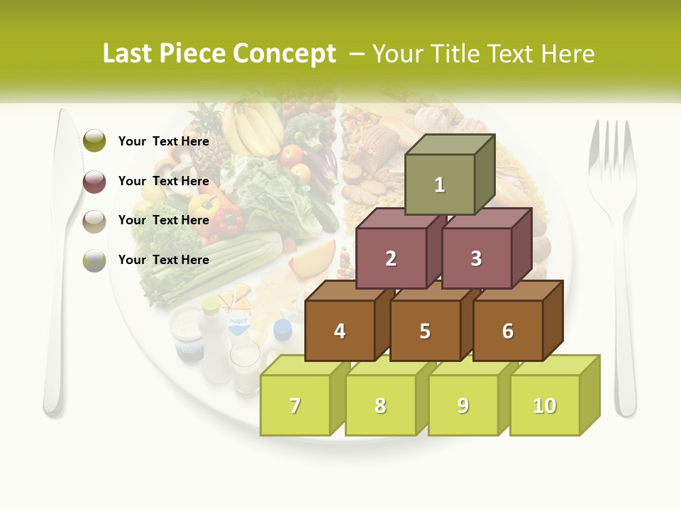 Background Knife Diet PowerPoint Template