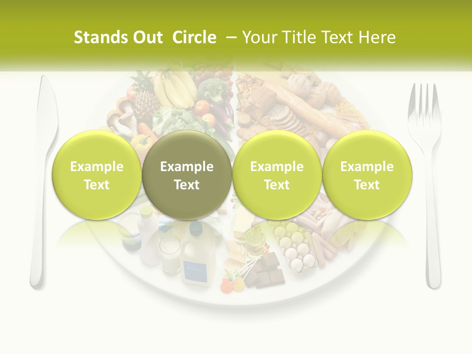 Background Knife Diet PowerPoint Template