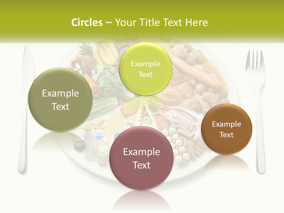 Background Knife Diet PowerPoint Template