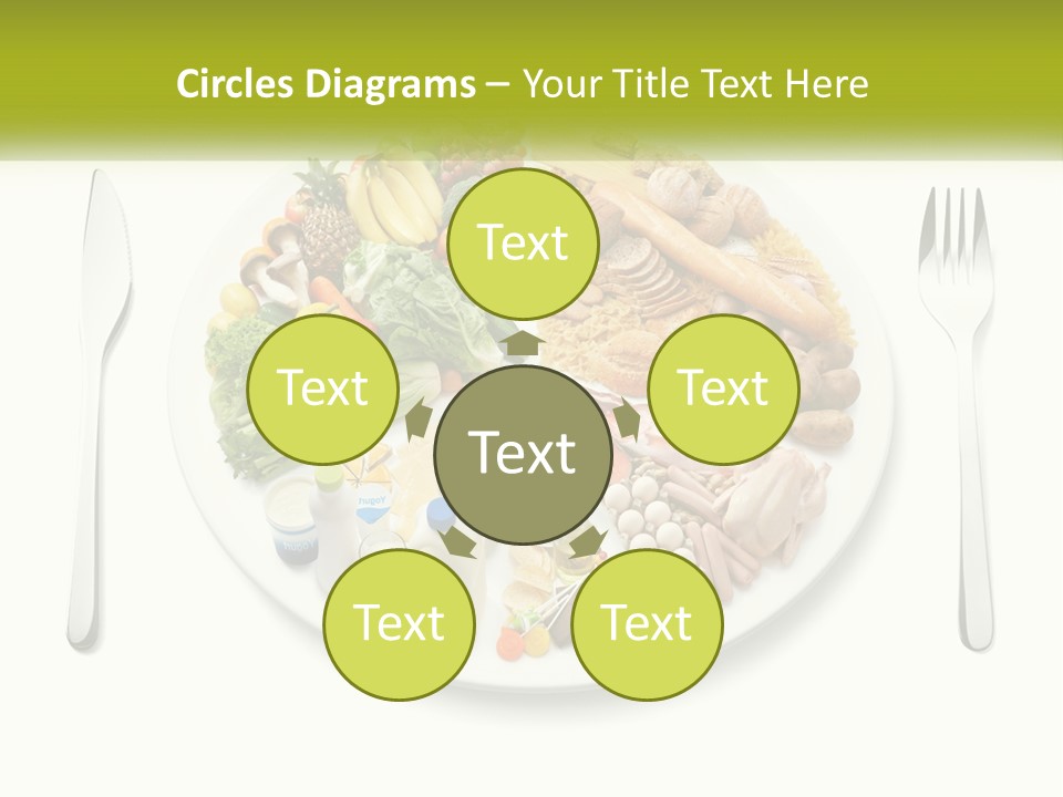 Background Knife Diet PowerPoint Template