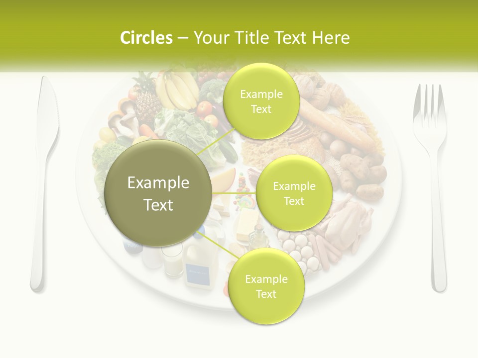 Background Knife Diet PowerPoint Template