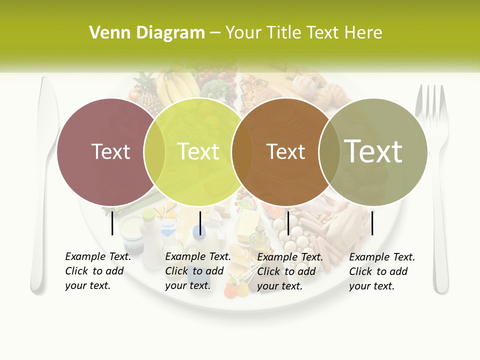 Background Knife Diet PowerPoint Template