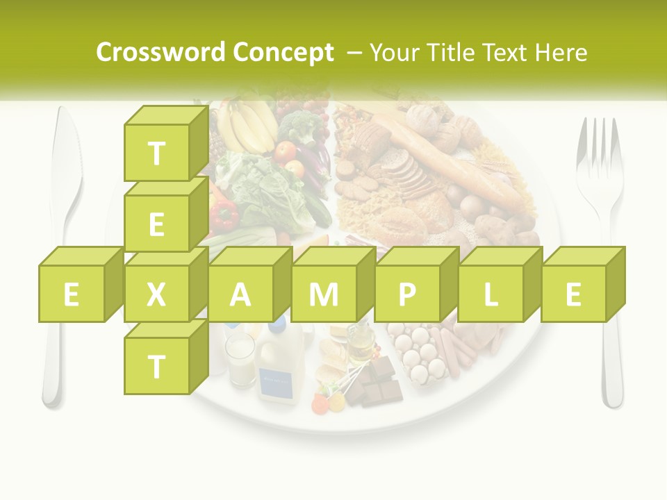 Background Knife Diet PowerPoint Template