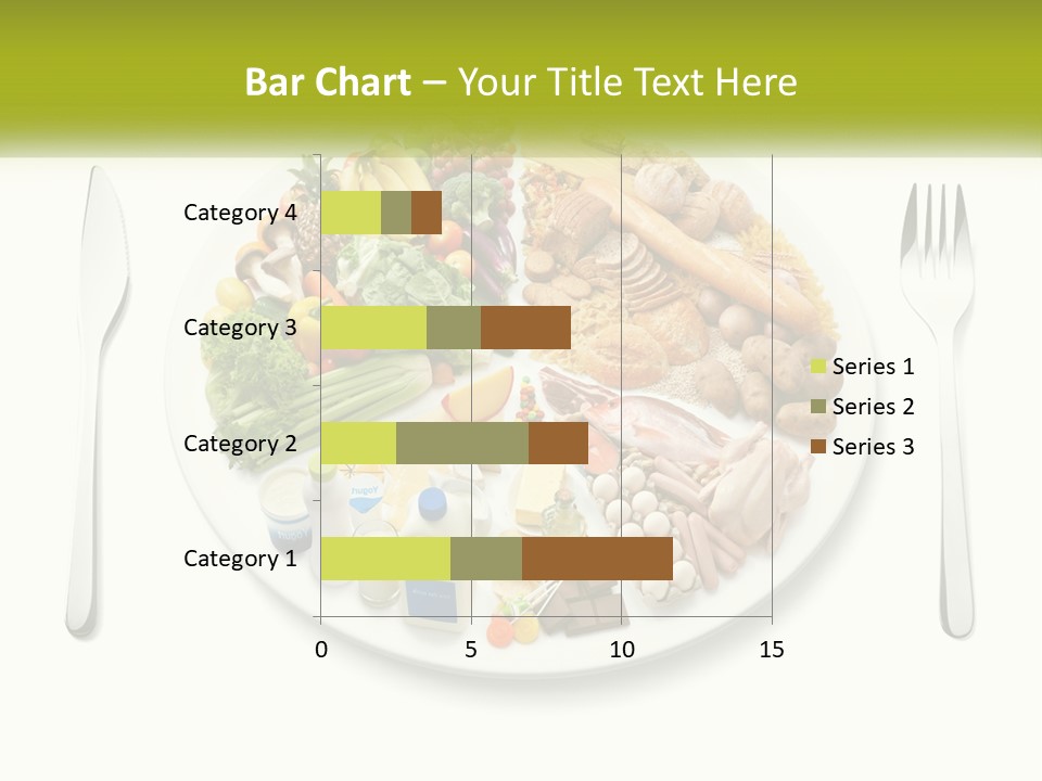 Background Knife Diet PowerPoint Template
