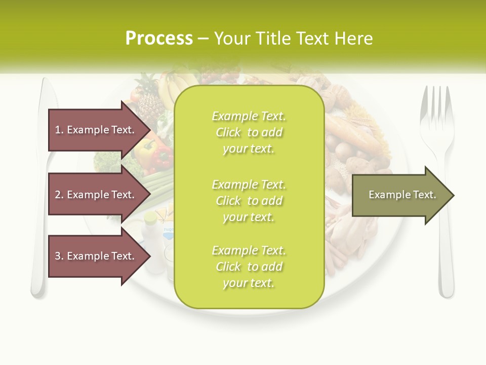 Background Knife Diet PowerPoint Template