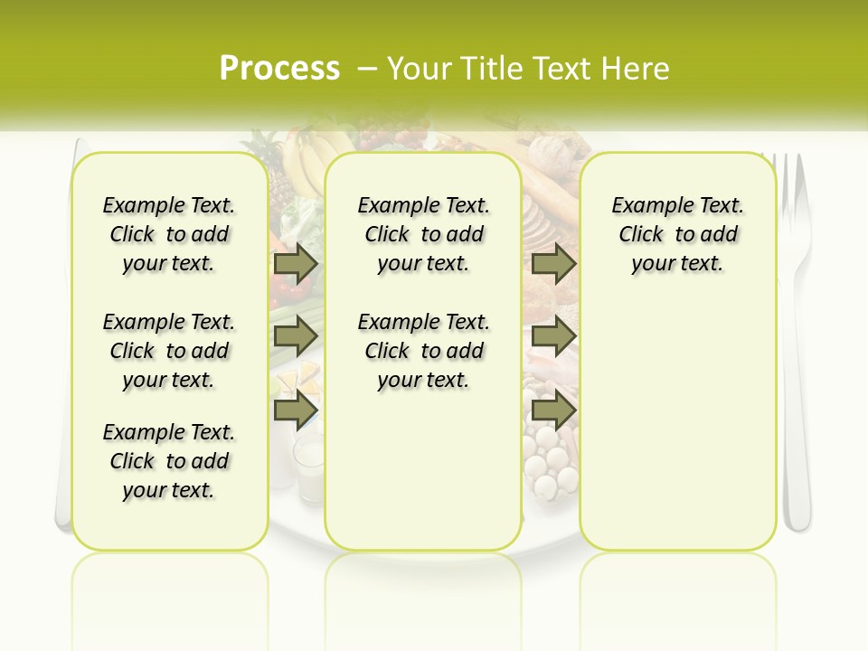 Background Knife Diet PowerPoint Template