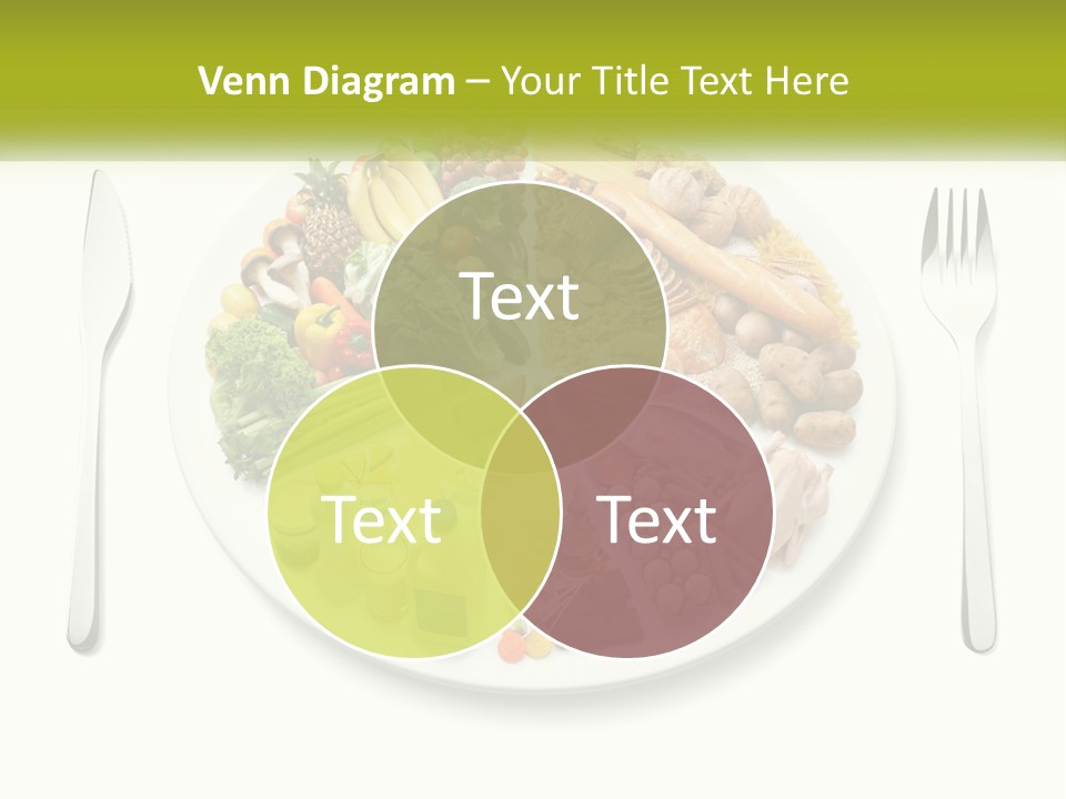 Background Knife Diet PowerPoint Template