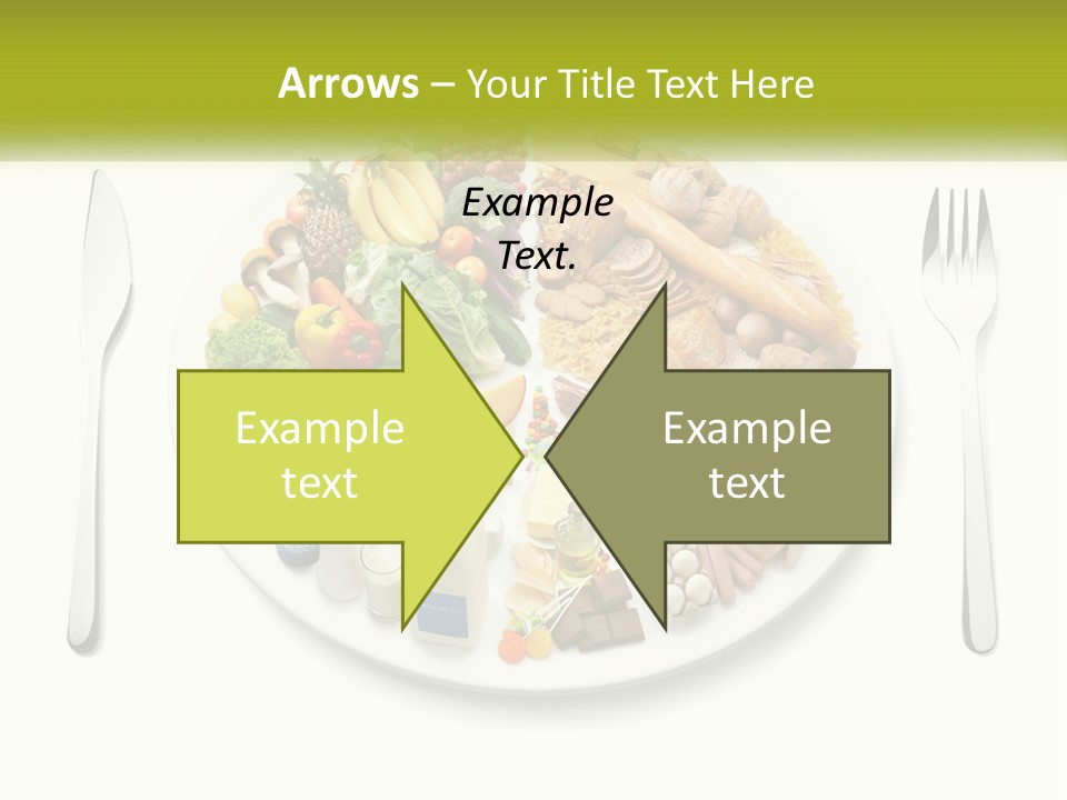 Background Knife Diet PowerPoint Template