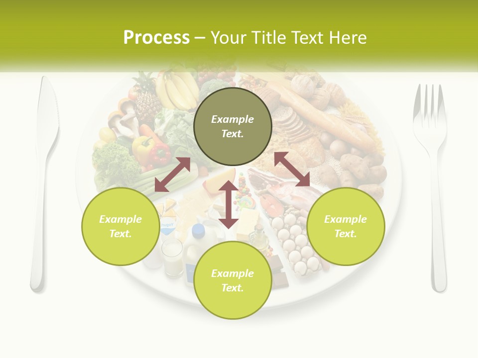 Background Knife Diet PowerPoint Template
