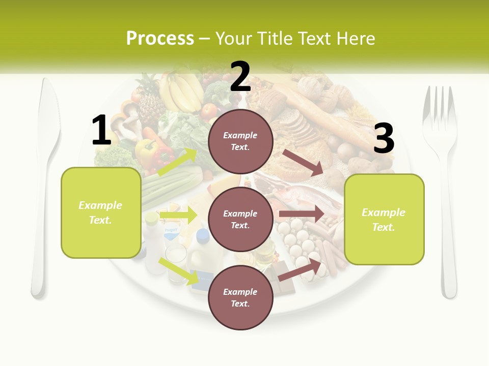 Background Knife Diet PowerPoint Template