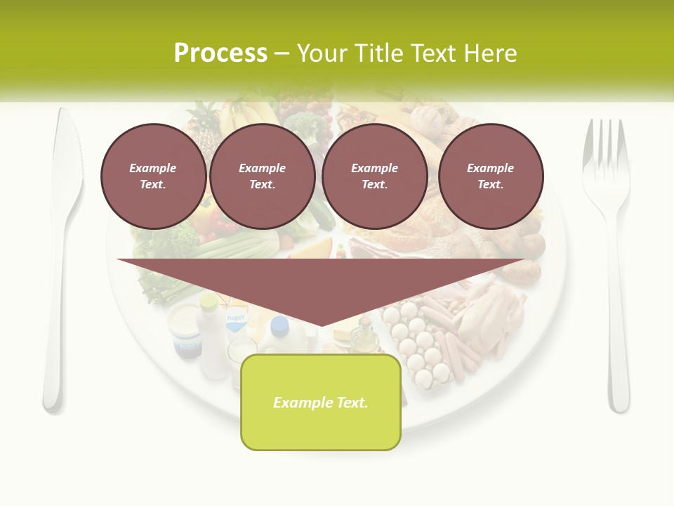 Background Knife Diet PowerPoint Template