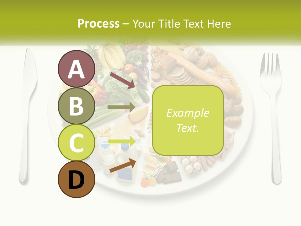 Background Knife Diet PowerPoint Template