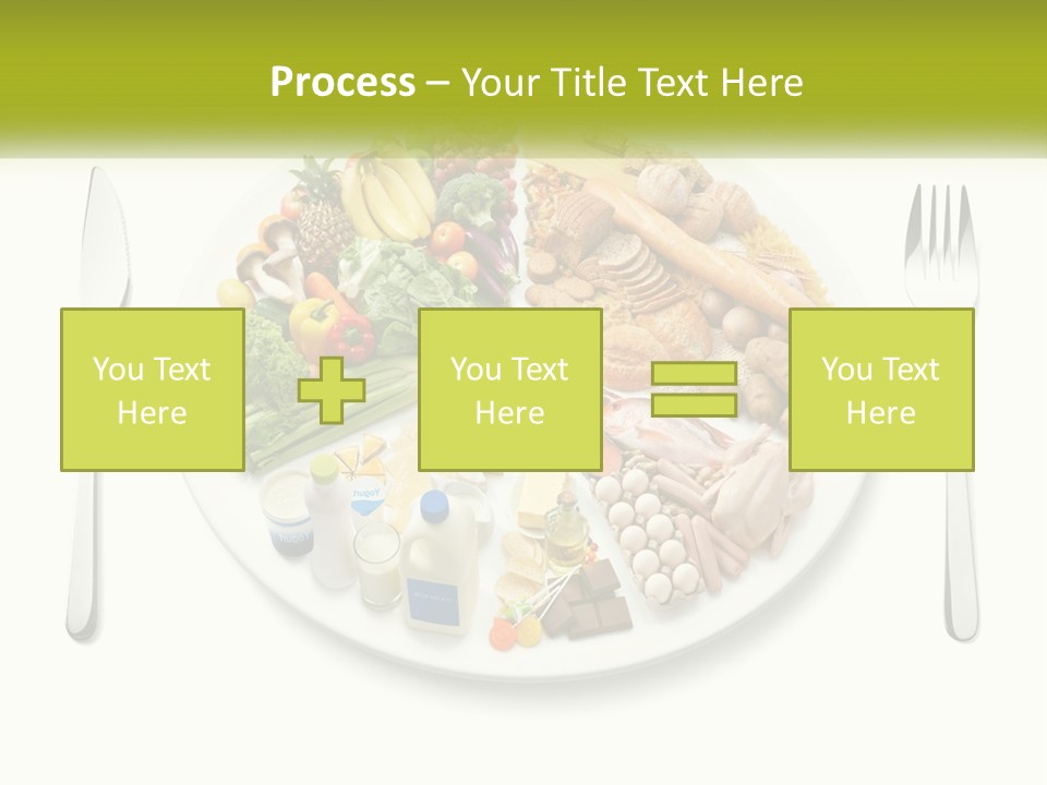 Background Knife Diet PowerPoint Template