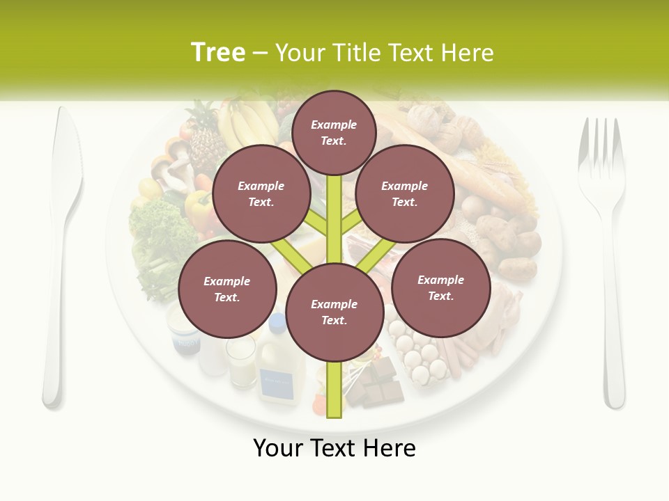 Background Knife Diet PowerPoint Template