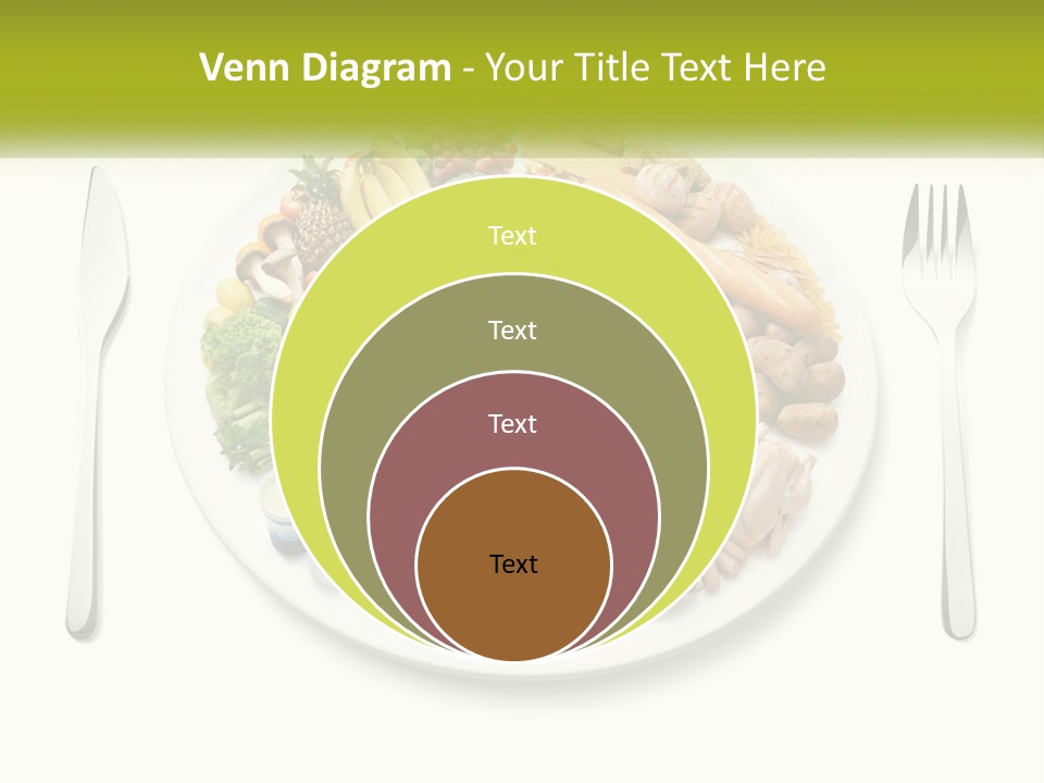 Background Knife Diet PowerPoint Template