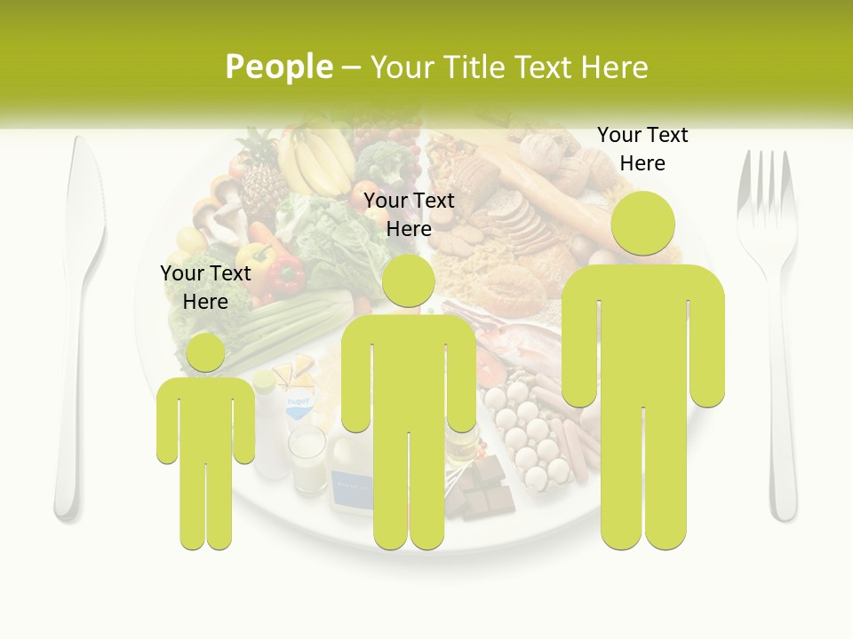 Background Knife Diet PowerPoint Template