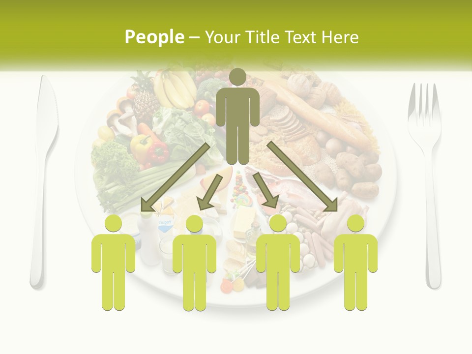 Background Knife Diet PowerPoint Template