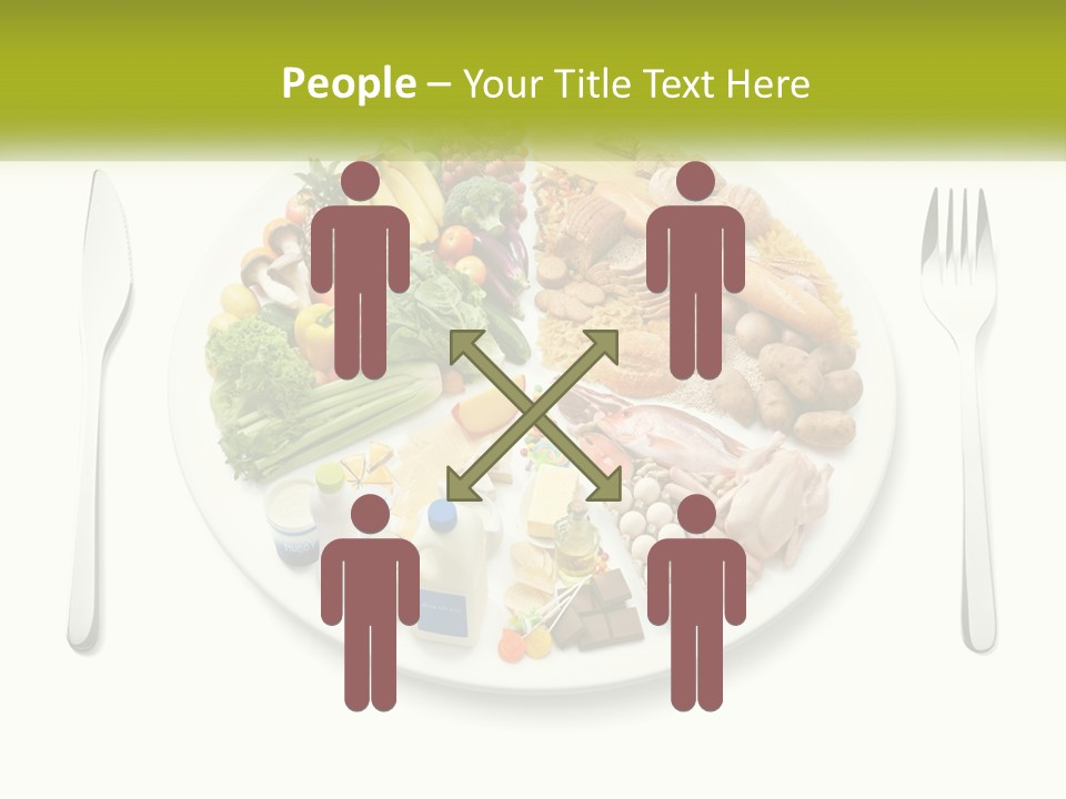 Background Knife Diet PowerPoint Template