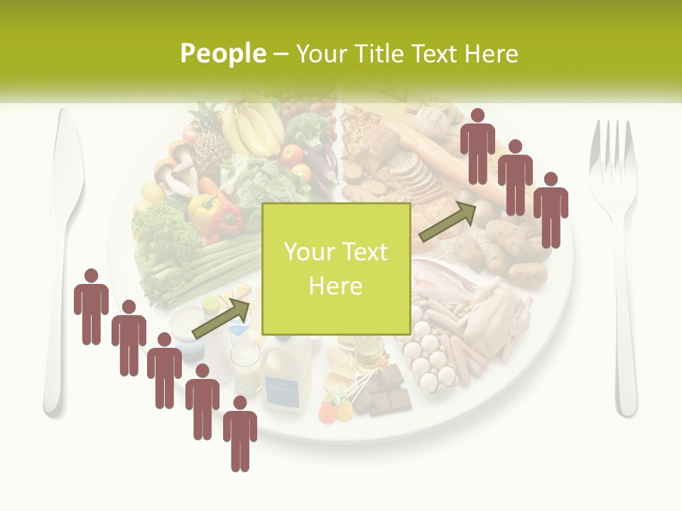 Background Knife Diet PowerPoint Template